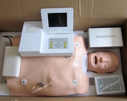 첨단 생명 지원 훈련용 인형 CPR AED ECG 인투베이션 첫 번째 구호 시뮬레이터