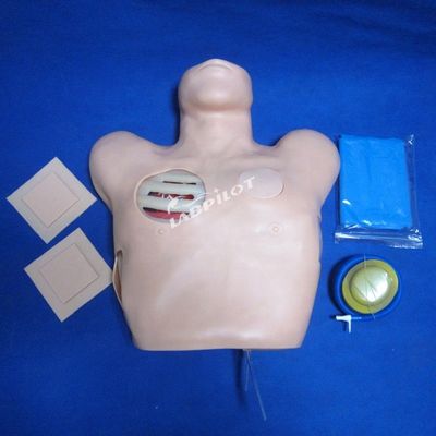 퓨라 펑크션 배수 및 흉부 수리 간호 훈련을위한 고급 PVC 마니킨