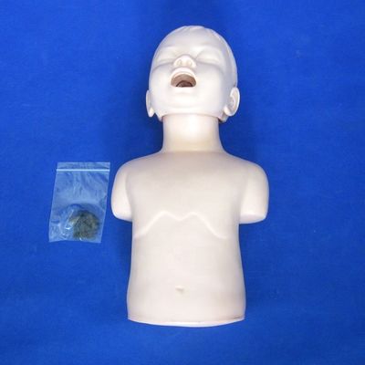 어린이 질식 호흡기 장애 인형 첫 진료 훈련 및 차단 연습