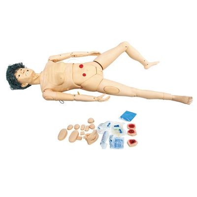 인튜베이션 기능 여성 노인 간호 인형 클리닉에서 기본 관리 교육을 위해