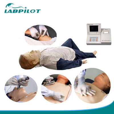 지능형 의료 훈련용 인형 CPR 인투베이션 ECG 디피브리레이션 및 페이징