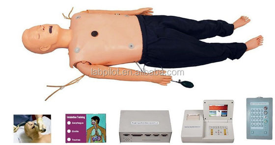 첨단 생명 지원 훈련용 인형 CPR AED ECG 인투베이션 첫 번째 구호 시뮬레이터