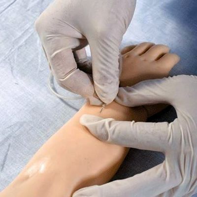 의학과학 과목 휴대용 정맥 절단 훈련 팔 모델