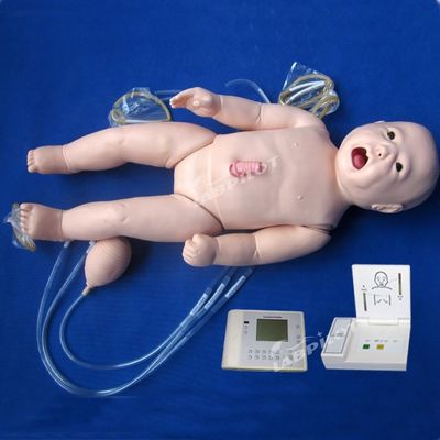 다기능 산모 및 소아치료용 CPR 오스컬테이션 기능 마니킨