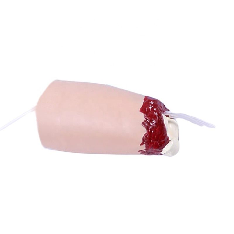 인간 생명 크기 허벅지 출혈 의학 과학 교육용 절단 시뮬레이션
