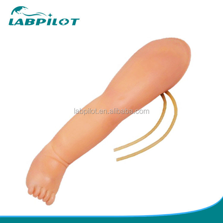 첨단 PVC의 장점을 가진 유아 정맥 절단 훈련 다리 IV 주입 시뮬레이터