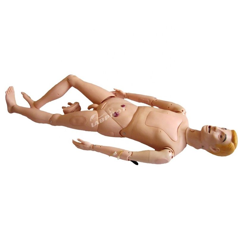 고급 PVC 인간 생명 크기 다기능 남성 간호 훈련 훈련용 마니킨